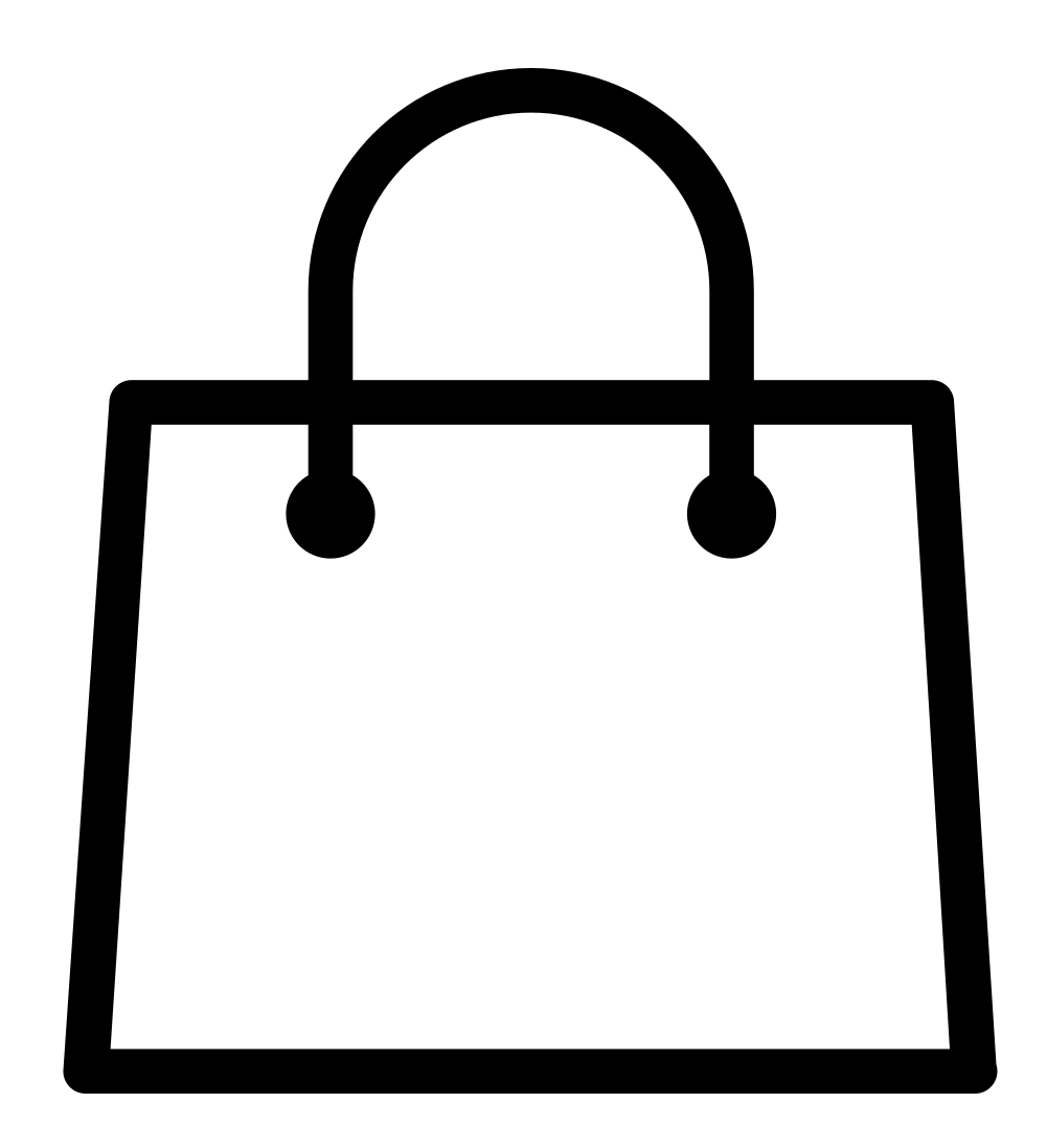 Shopping Bag Icon Black PNG transparent pngteam.com