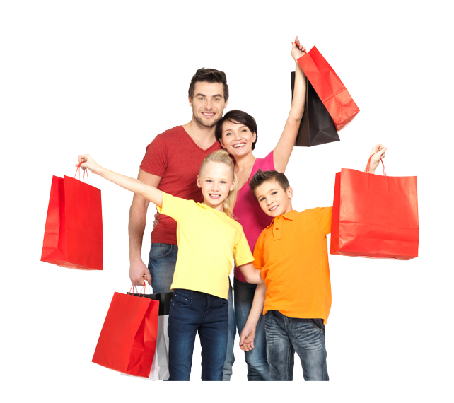 Shopping People PNG HD Images