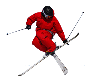 Red Clothes Skiing PNG Best Image pngteam.com