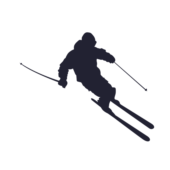 Skiing Silhouette PNG Image in High Definition pngteam.com