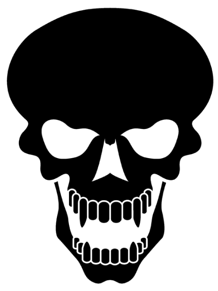 Skull Tattoo PNG in Transparent