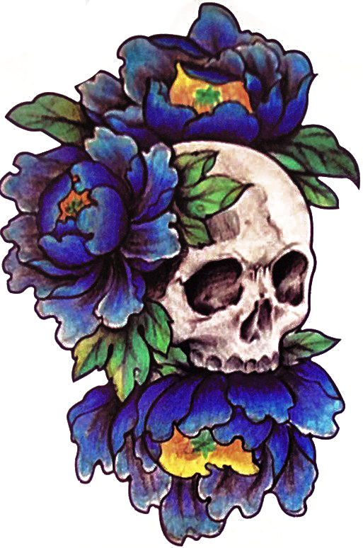 Skull Tattoo PNG Transparent pngteam.com