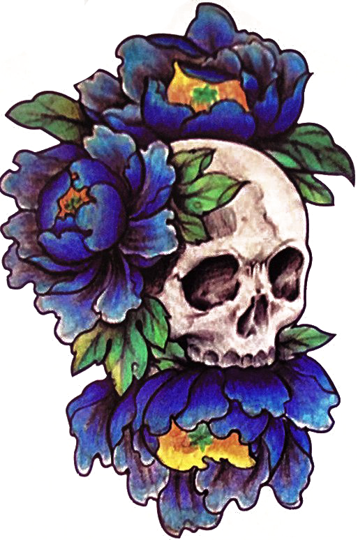 Skull Tattoo PNG Transparent