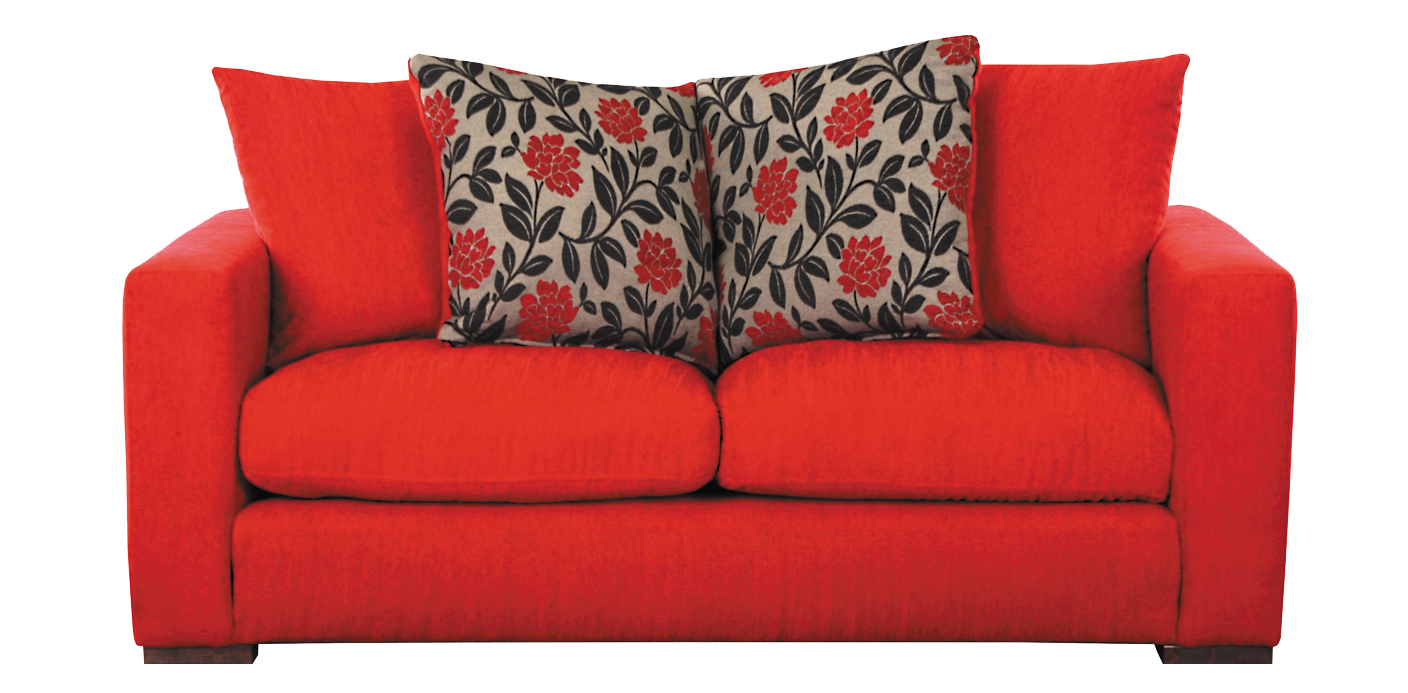 Red Sofa PNG HQ