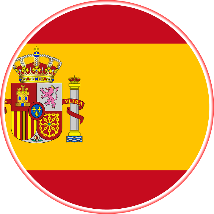 Spain Flag PNG Circle HD Image Transparent pngteam.com