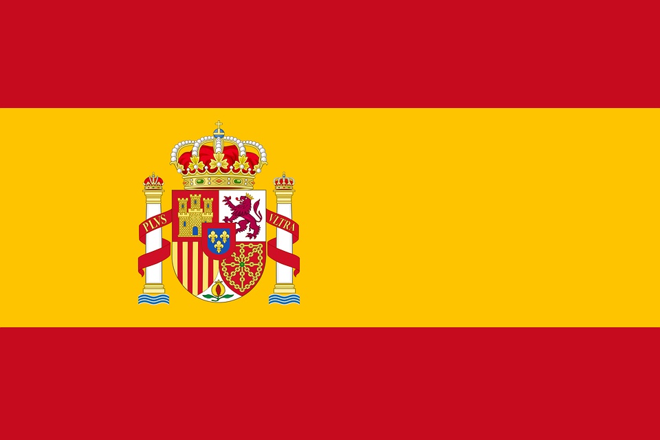 Spain Flag PNG with Emblem - Spain Flag Png