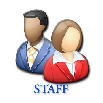 Staff Only Symbol PNG HQ