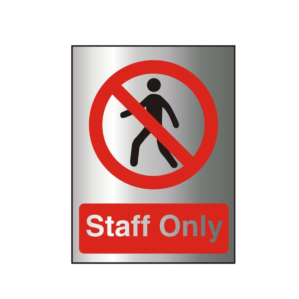 Staff Only Symbol PNG HD and HQ Image