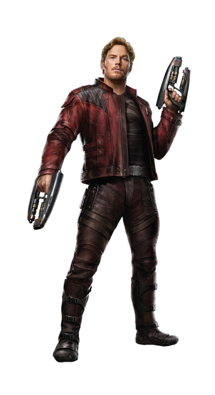 Avengers Infinity War Star Lord PNG HD and Transparent pngteam.com