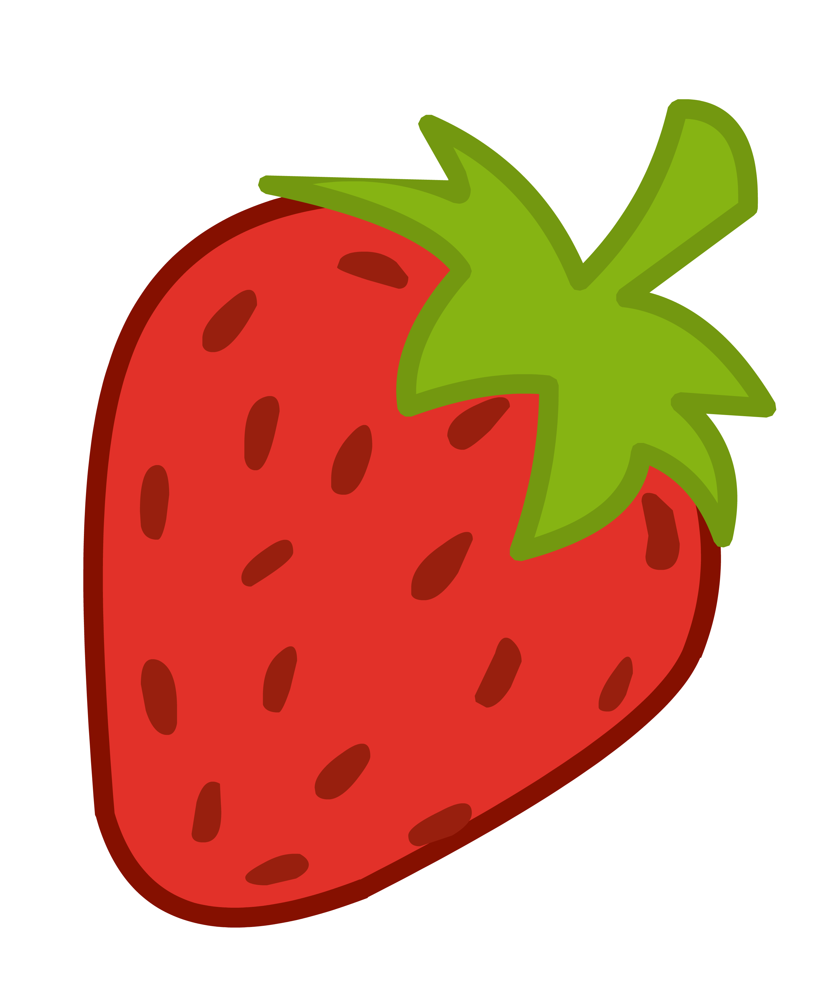 Strawberry Icon PNG Transparent