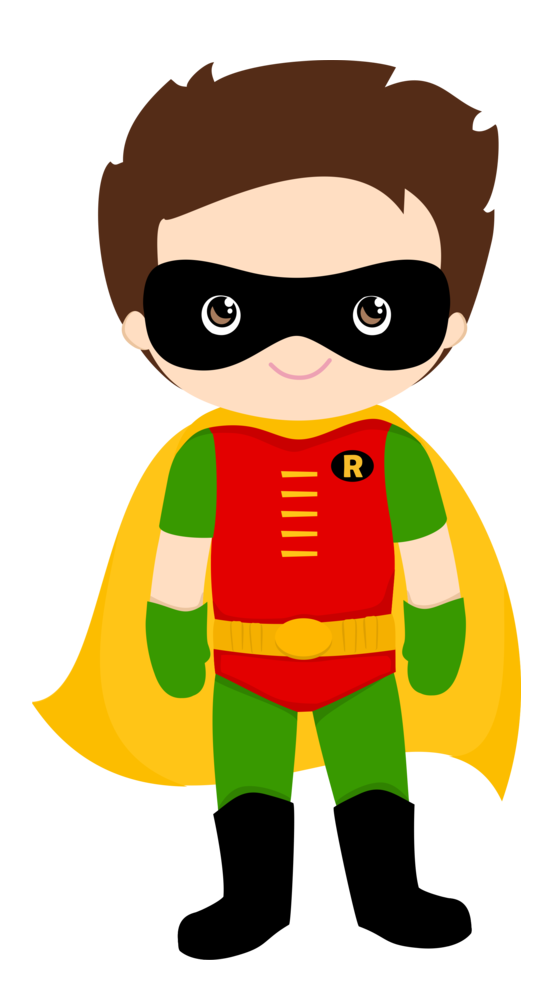 Superhero Robin PNG Transparent