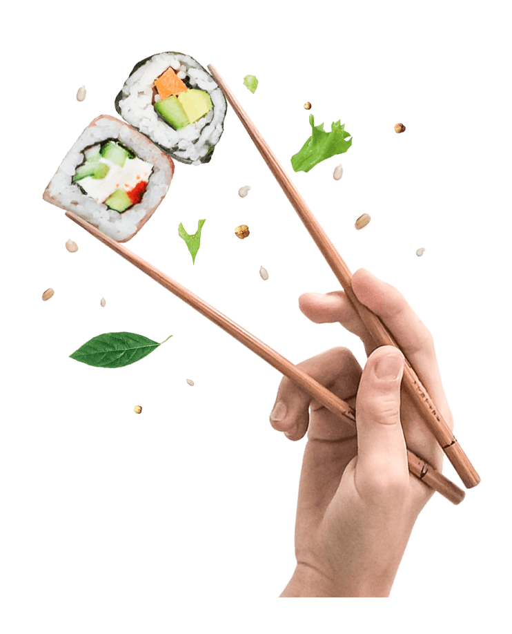 Sushi Eating PNG HD - Sushi Png