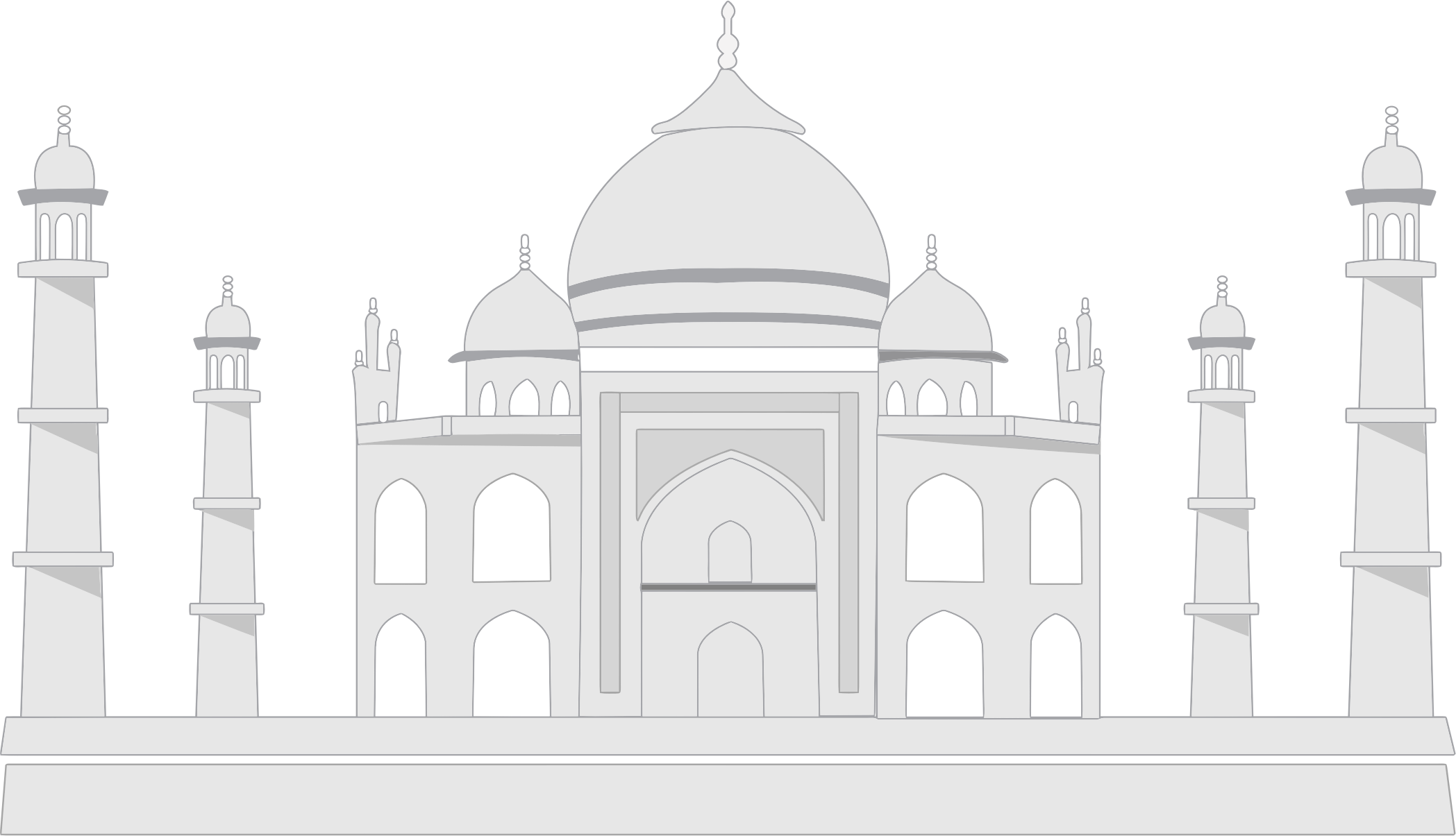 Taj Mahal PNG HD and Transparent
