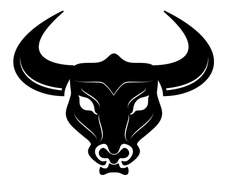 Black Taurus Head PNG Picture pngteam.com