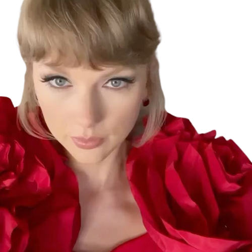 Taylor Swift Red Dress PNG
