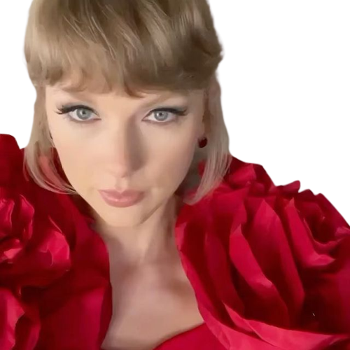 Taylor Swift Red Dress PNG pngteam.com