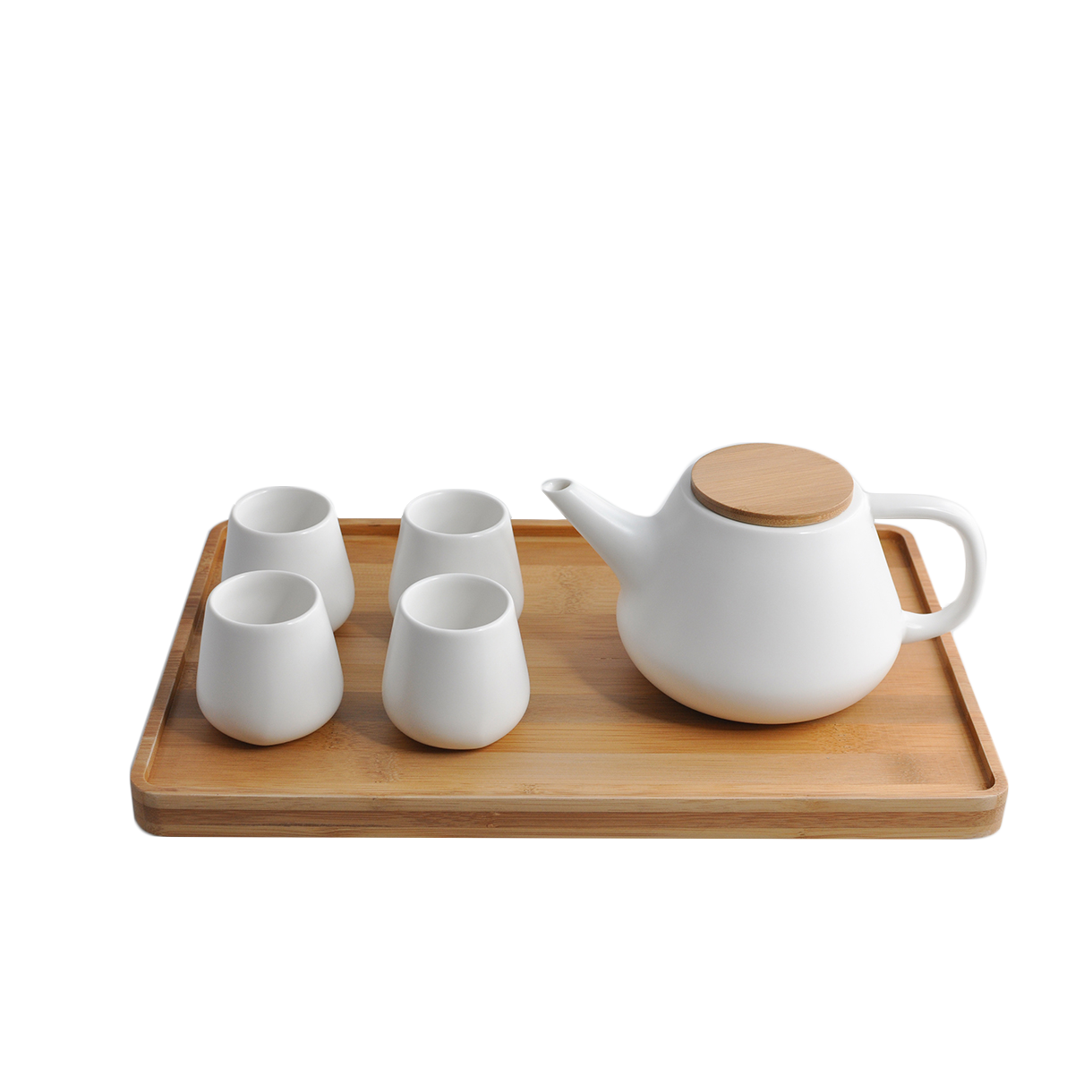 Natural Ceramic Clay Tea Pot, Tea Plate  - Tea Set Png