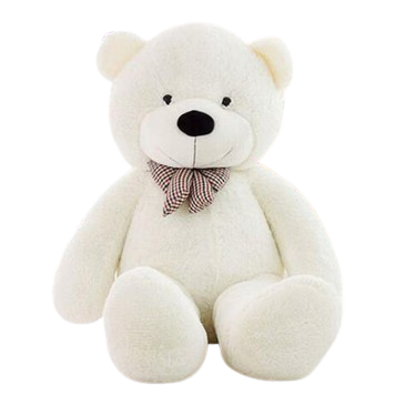 White Teddy Bear Without Background pngteam.com