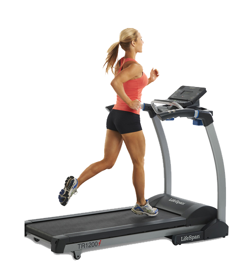 Girl Running Treadmill PNG HD Transparent pngteam.com