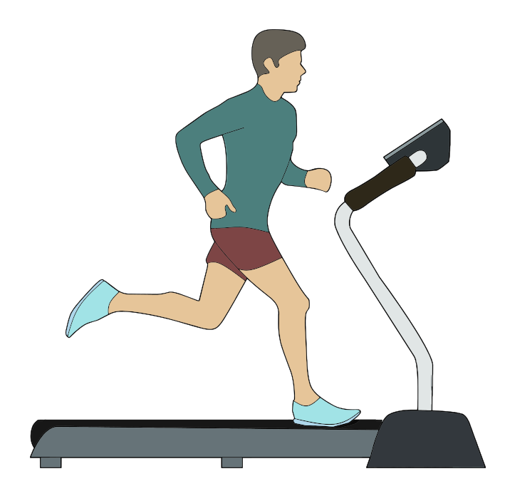 Treadmill Clipart PNG in White Background pngteam.com