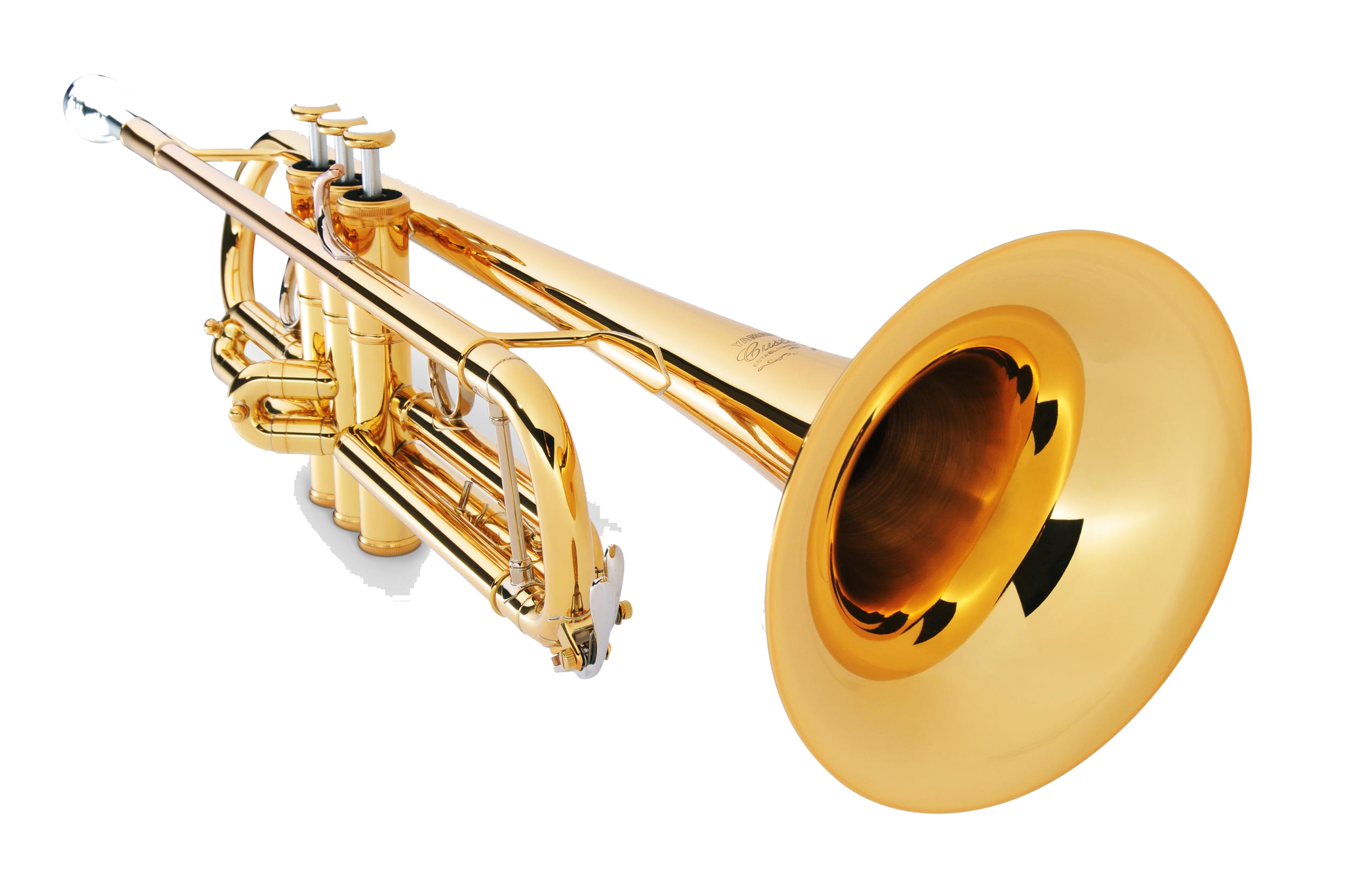 Gold Trumpet PNG HD pngteam.com