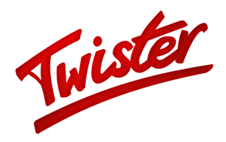 Twister Text Logo PNG Transparent