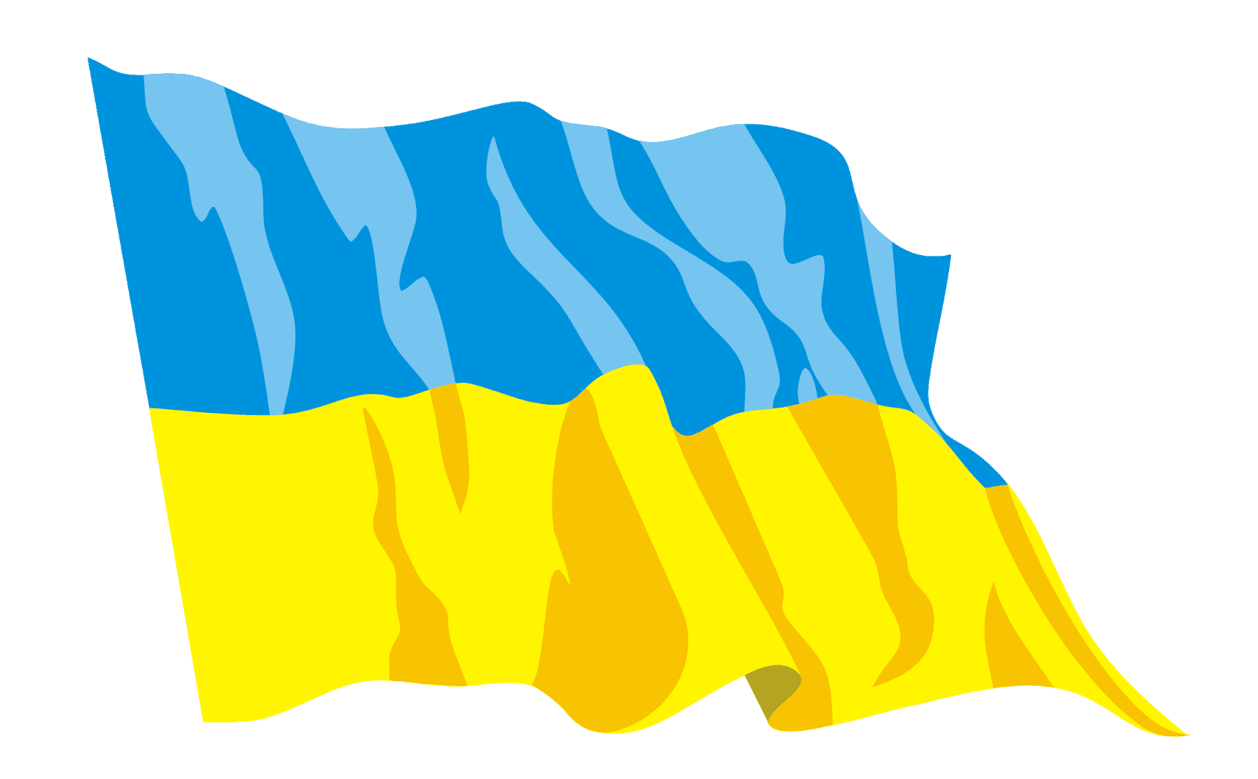 Ukraine Flag Cartoon PNG HD File Transparent pngteam.com
