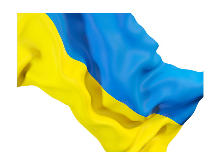 Ukraine Flag Waving PNG Transparent pngteam.com