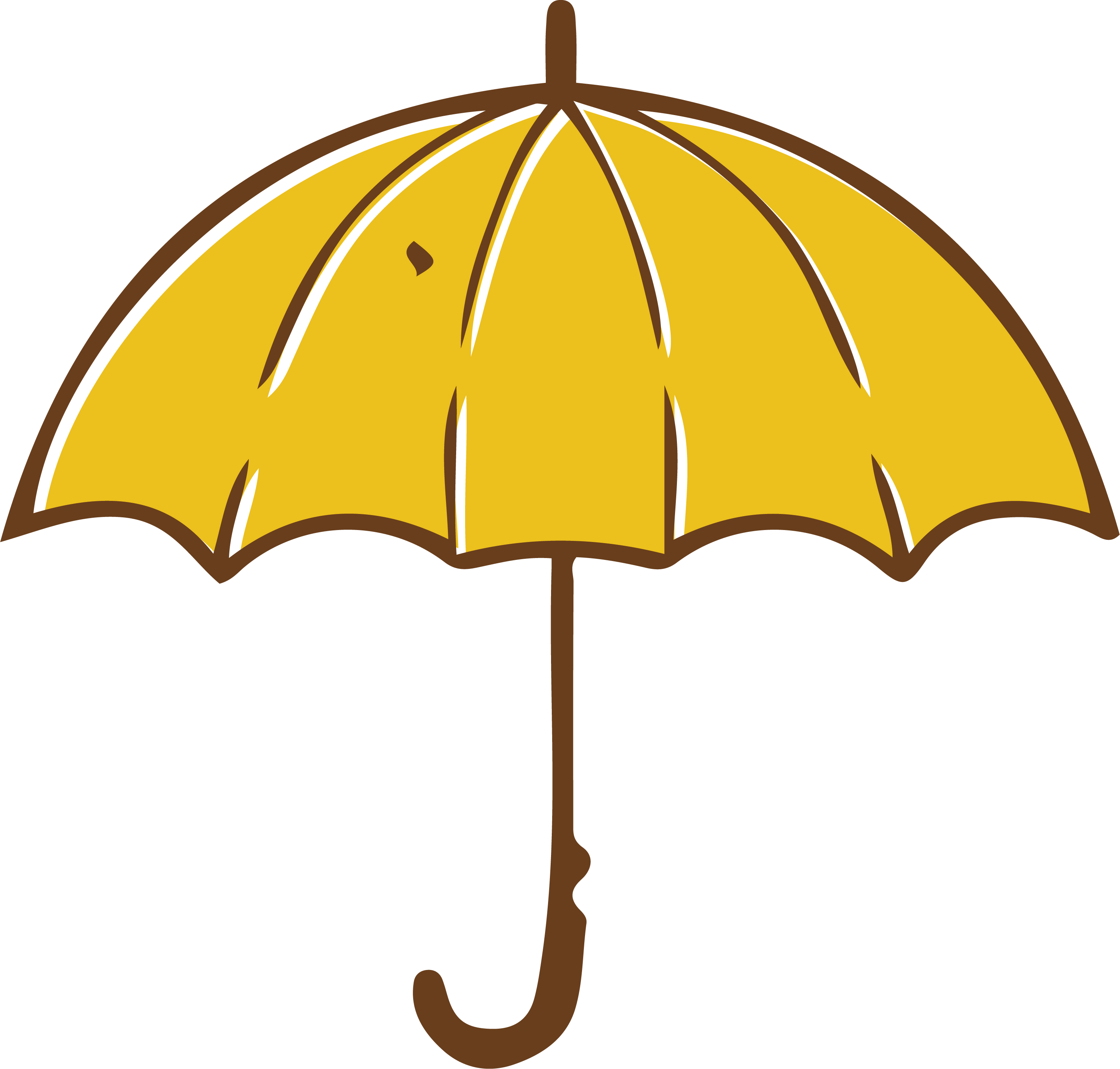 Yellow Umbrella PNG Best Image
