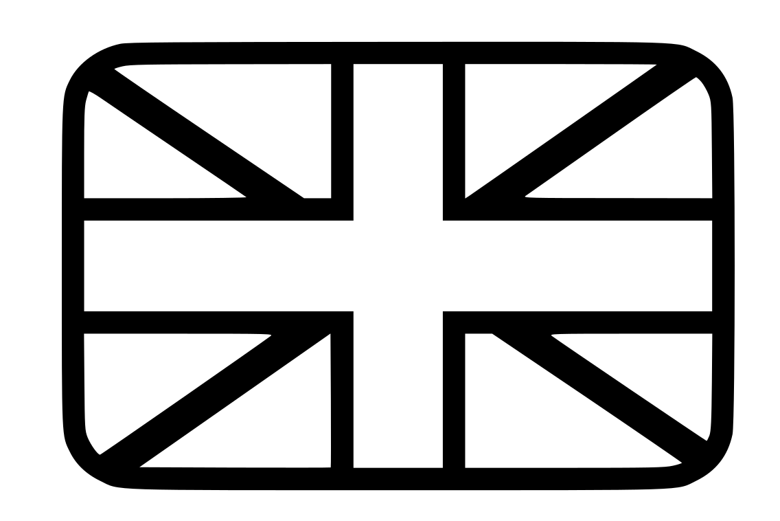 Black Icon for United Kingdom Flag Transparent PNG Image pngteam.com
