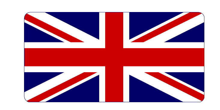 United Kingdom Flag PNG Rounded Corners Transparent - United Kingdom Flag Png