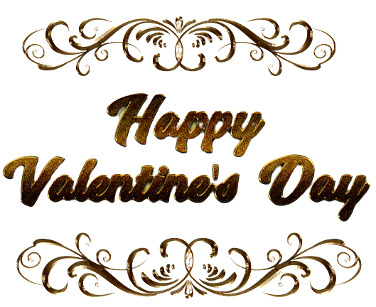 Word Happy Valentines Day PNG - Happy Valentines Day Word Png