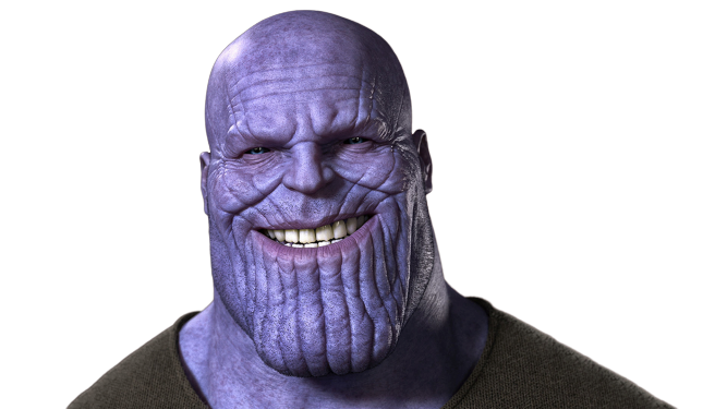 Thanos Face PNG image transparent pngteam.com