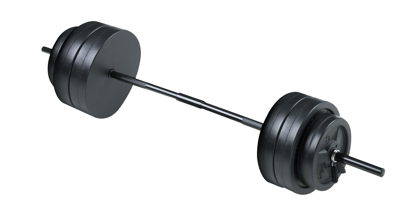 Barbell with Weight Plates PNG HD Image Transparent