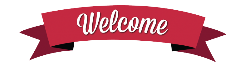 Red  - Welcome Png