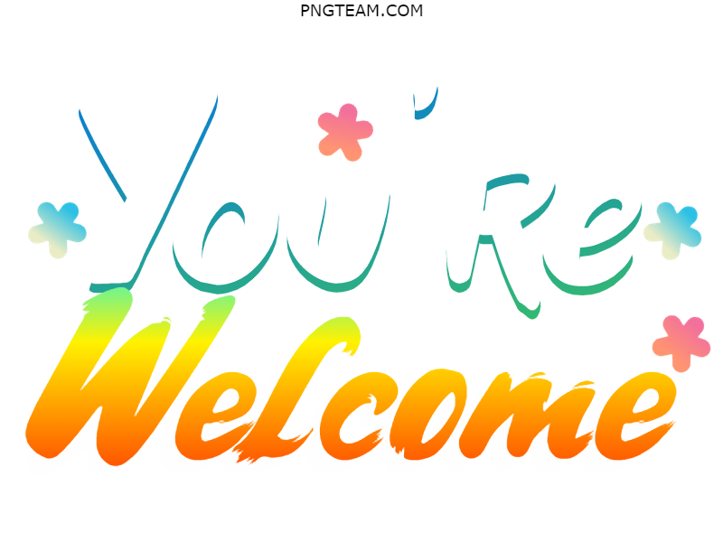 You Are Welcome PNG - Welcome Png