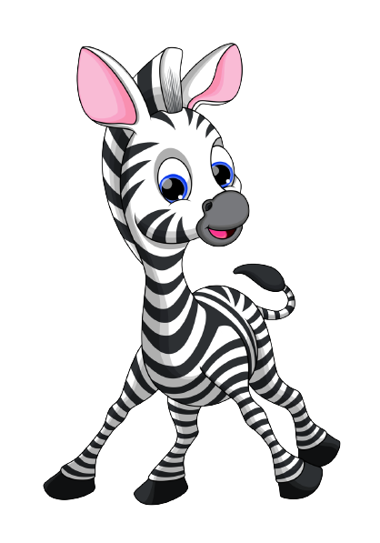 Mini Zebra PNG Clipart Picture