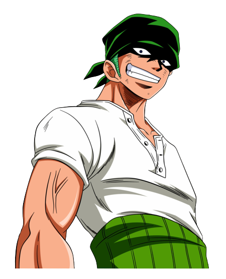 Zoro is smiling PNG